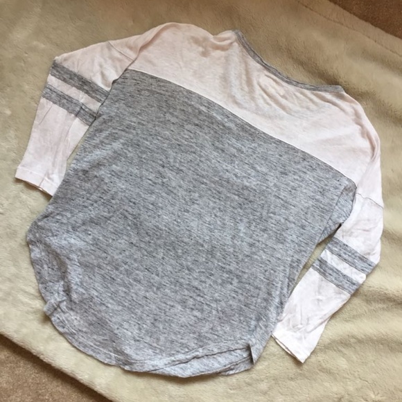 Madewell Grey and White Top - Picture 4 of 4